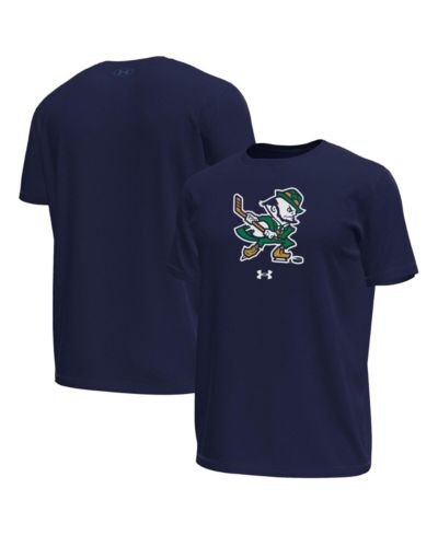 Under Armour Men's Navy Notre Dame Fighting Irish Hockey Leprechaun Tech Stretch T-Shirt