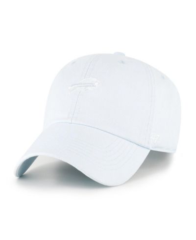 Женская регулируемая бейсболка '47 Brand Light Blue Buffalo Bills Base Runner Ballpark Clean Up
