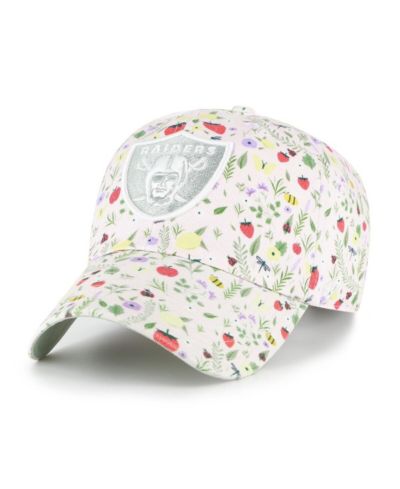 Женская кепка '47 Brand Las Vegas Raiders Posey Clean Up Adjustable, светло-розовая