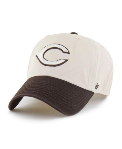 Мужская кепка '47 Brand Natural/Brown Cincinnati Reds двухцветная модная кепка Clean Up с регулировкой