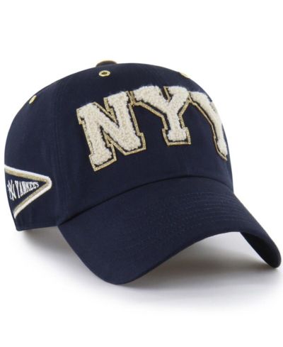 Stoney Clover Lane X '47 Brand Мужская Navy New York Yankees Acro Charm Clean Up Adjustable Hat