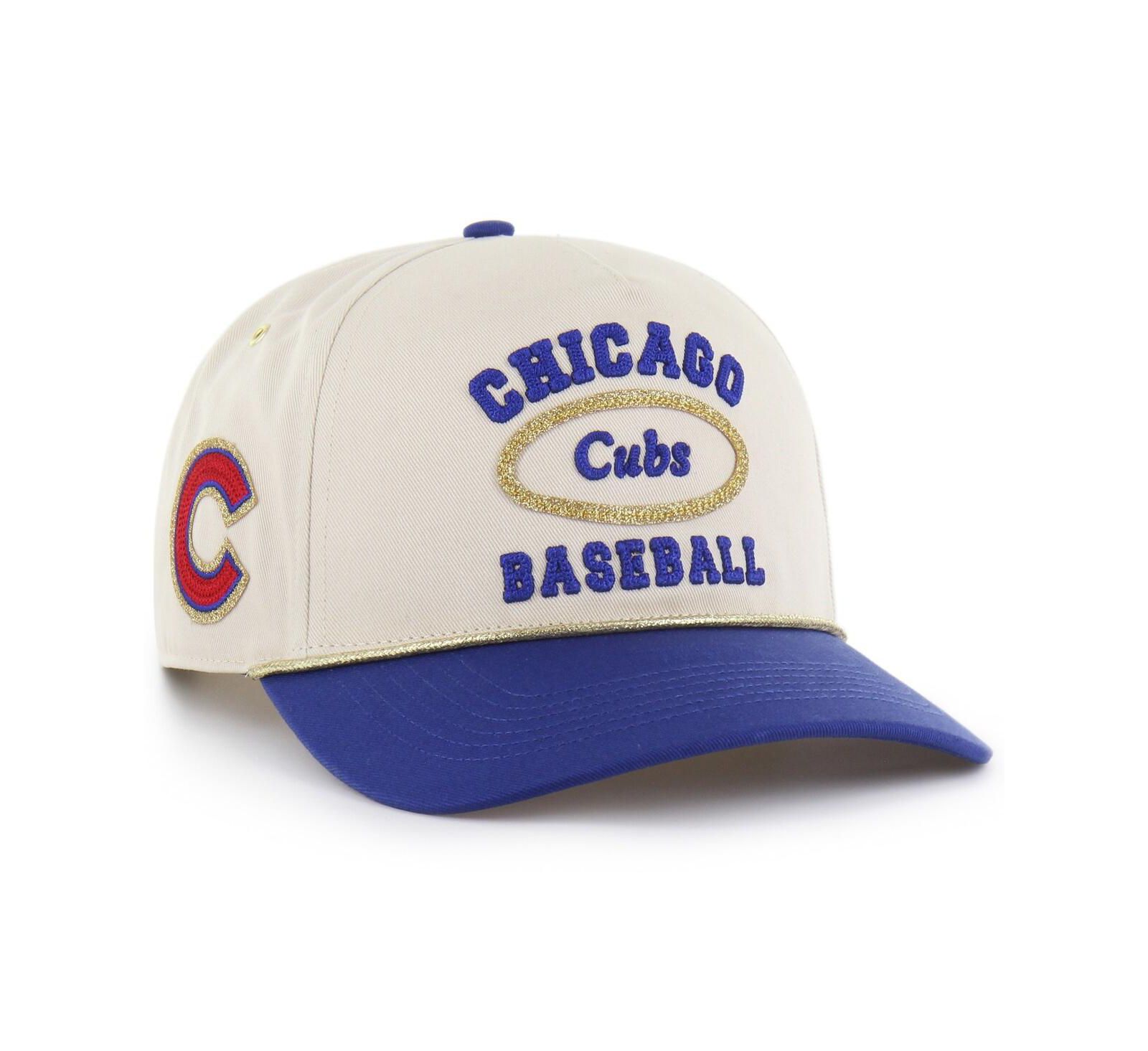 Мужская регулируемая кепка '47 Brand x Stoney Clover Lane Chicago Cubs Glitter Rope Hitch