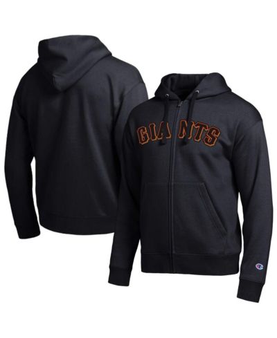 Мужское худи Champion San Francisco Giants Black All-Star Wordmark Full-Zip