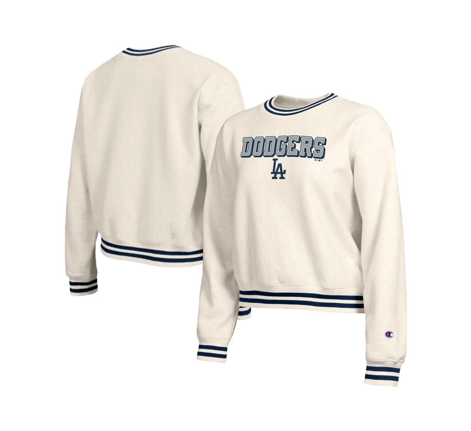 Женский свитшот Champion Los Angeles Dodgers Reverse Weave Cream