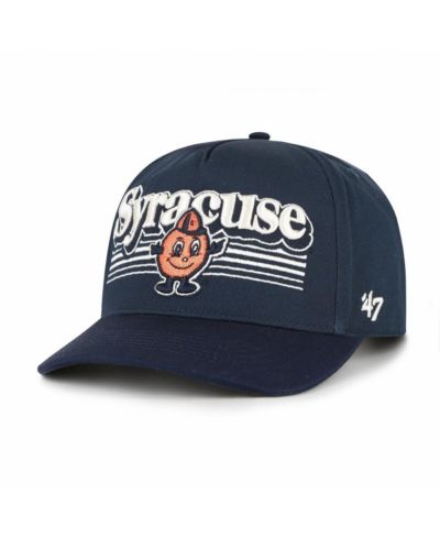 Мужская регулируемая кепка '47 Brand Navy Syracuse Orange Script Fade Hitch