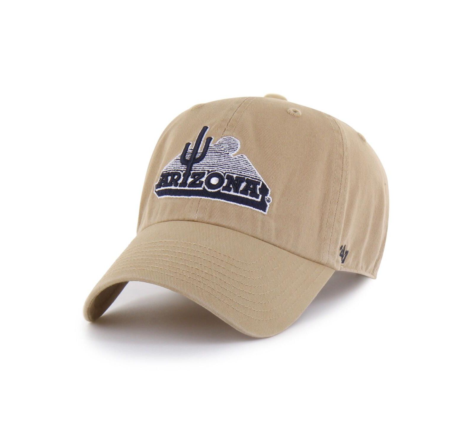 '47 Brand Men's Khaki Arizona Wildcats Vault Clean Up Adjustable Hat