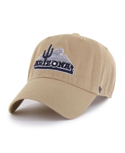Мужская регулируемая кепка '47 Brand Arizona Wildcats Vault Clean Up, цвет Khaki