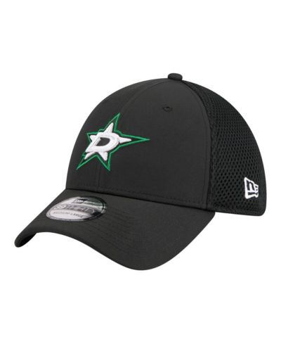 Кепка New Era Мужской Black Dallas Stars Logo 39THIRTY Flex Hat