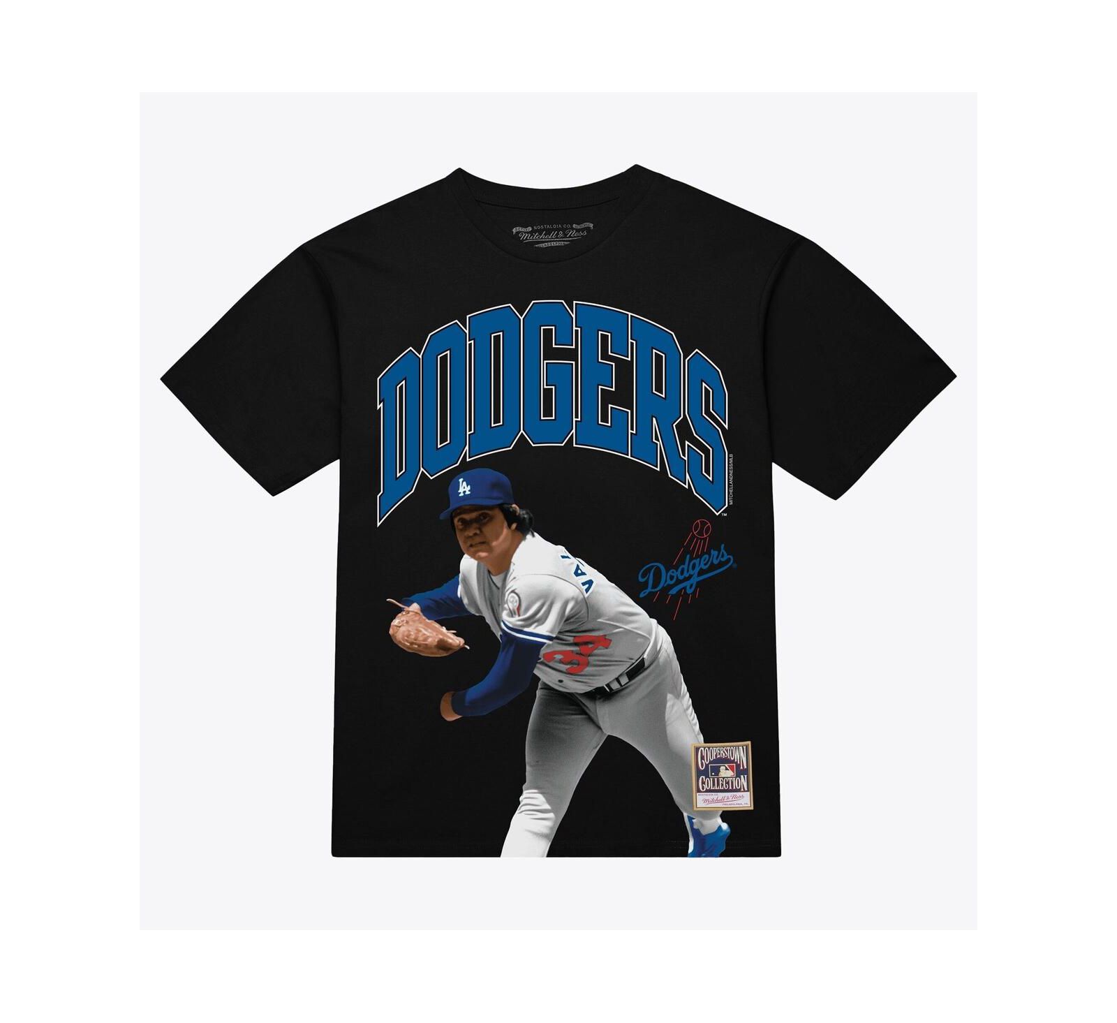 Мужская футболка Mitchell & Ness Fernando Valenzuela Los Angeles Dodgers