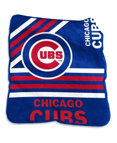 Плюшевый плед Logo Brands Chicago Cubs Raschel, 50'' x 60''