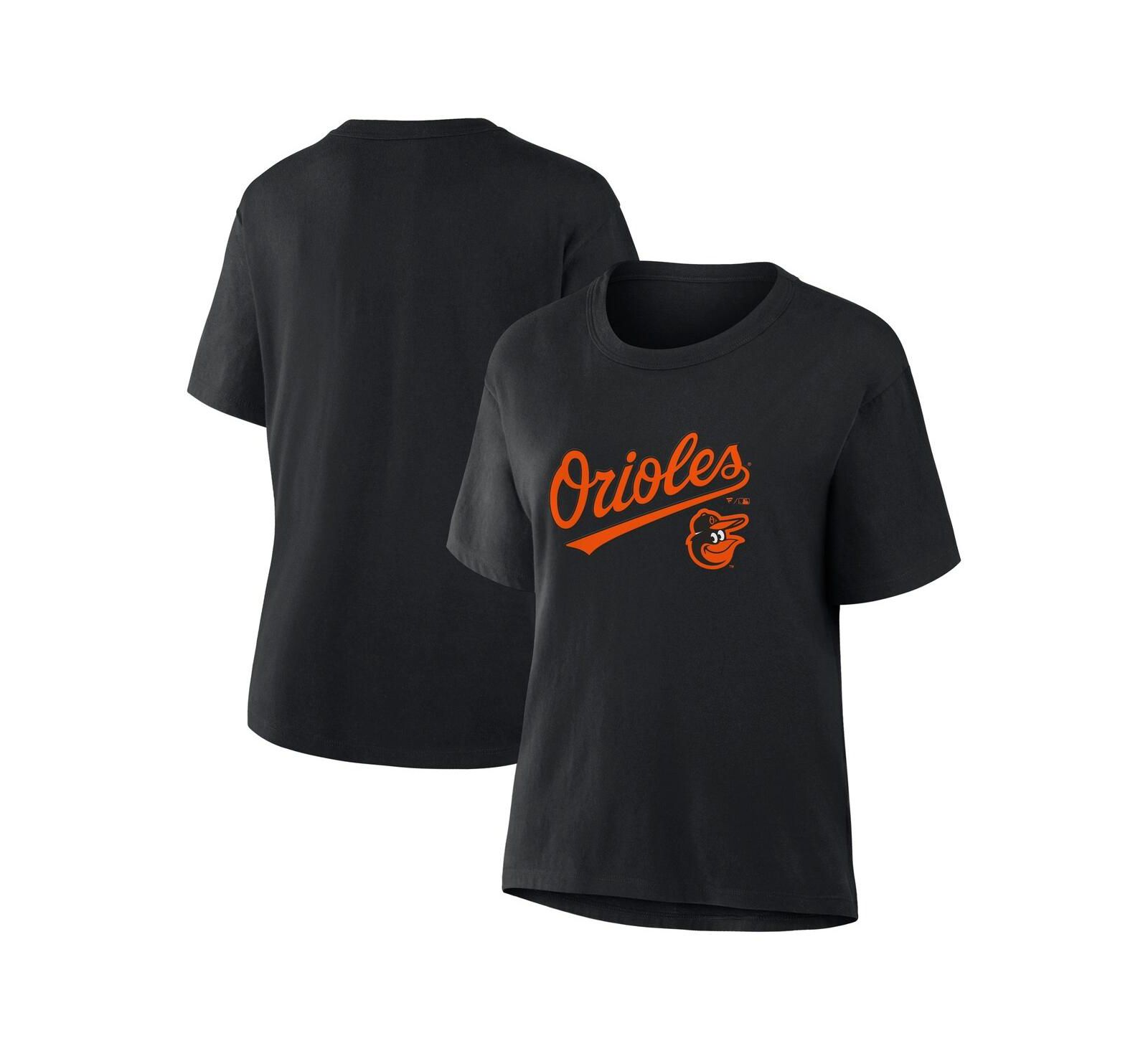 Женская футболка Fanatics Black Baltimore Orioles Lockup Legacy