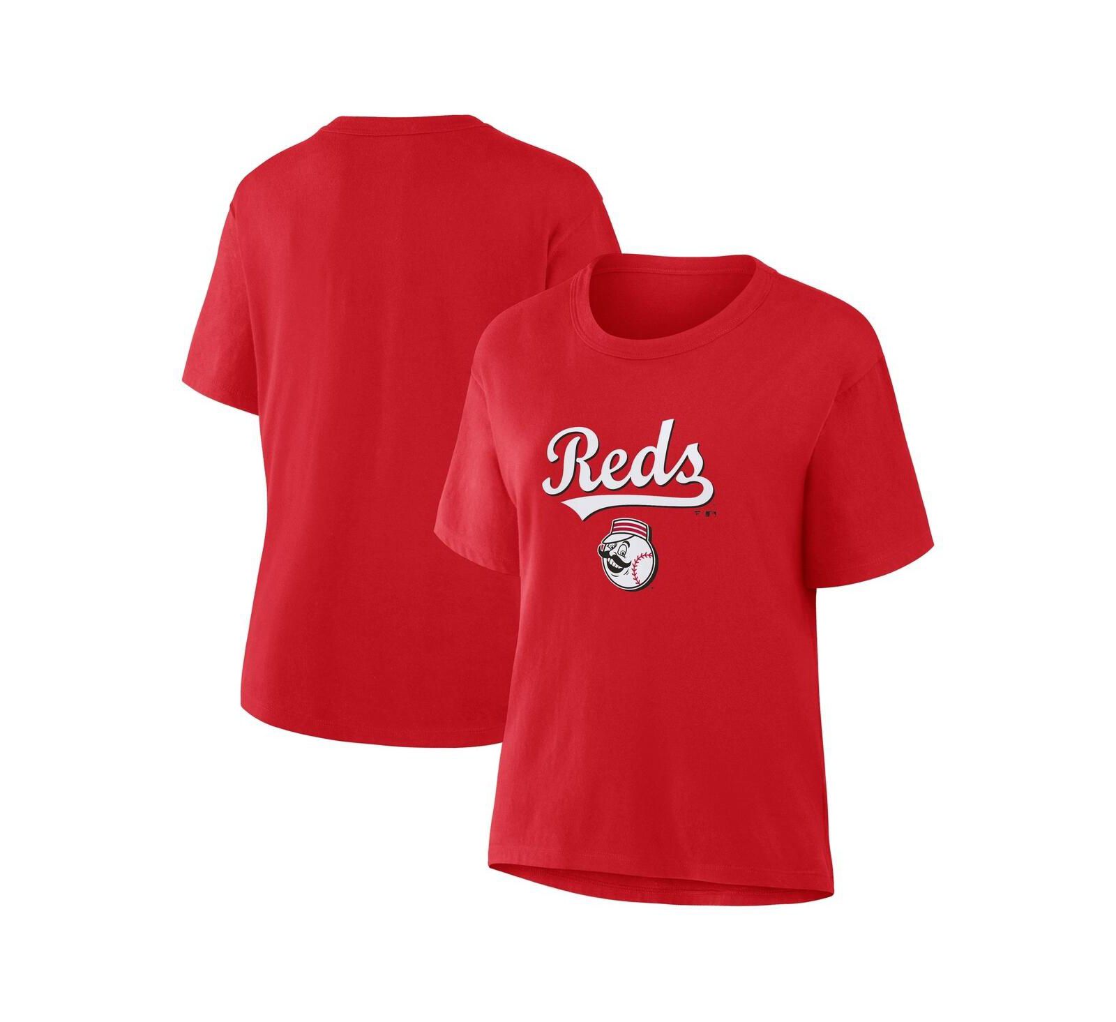 Женская футболка Fanatics Red Cincinnati Reds Lockup Legacy