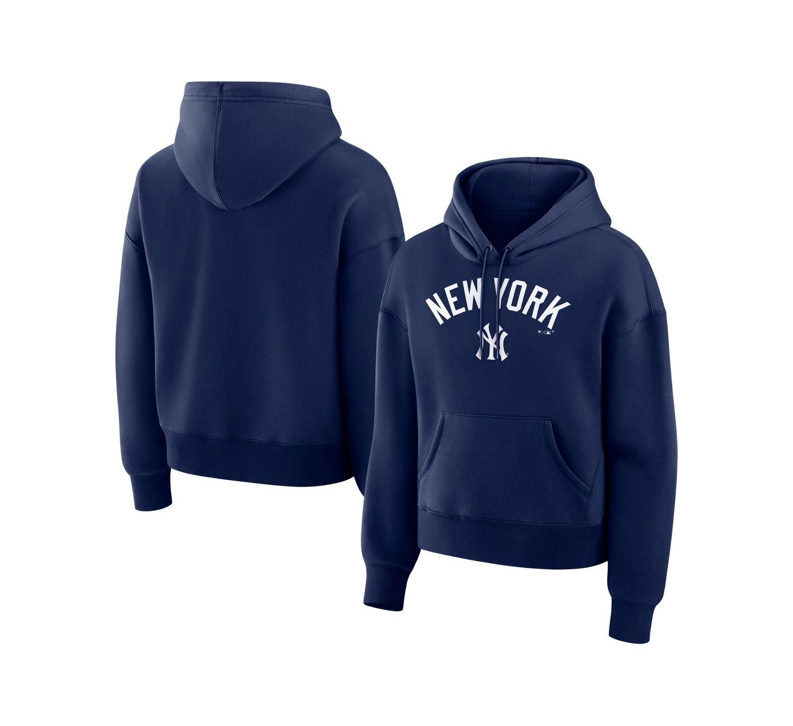 Худи Fanatics Women's Navy New York Yankees Lockup Legacy Fleece
