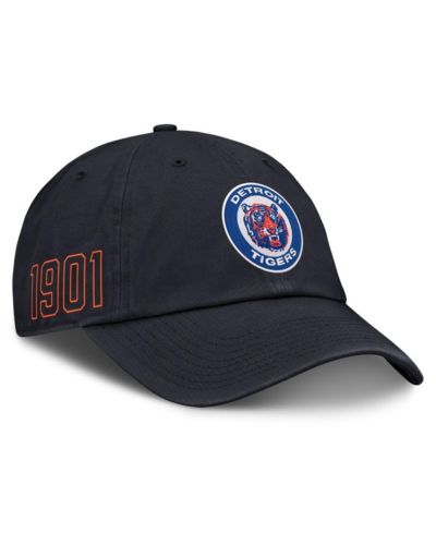 Nike Мужская темно-синяя регулируемая кепка Detroit Tigers Cooperstown Club