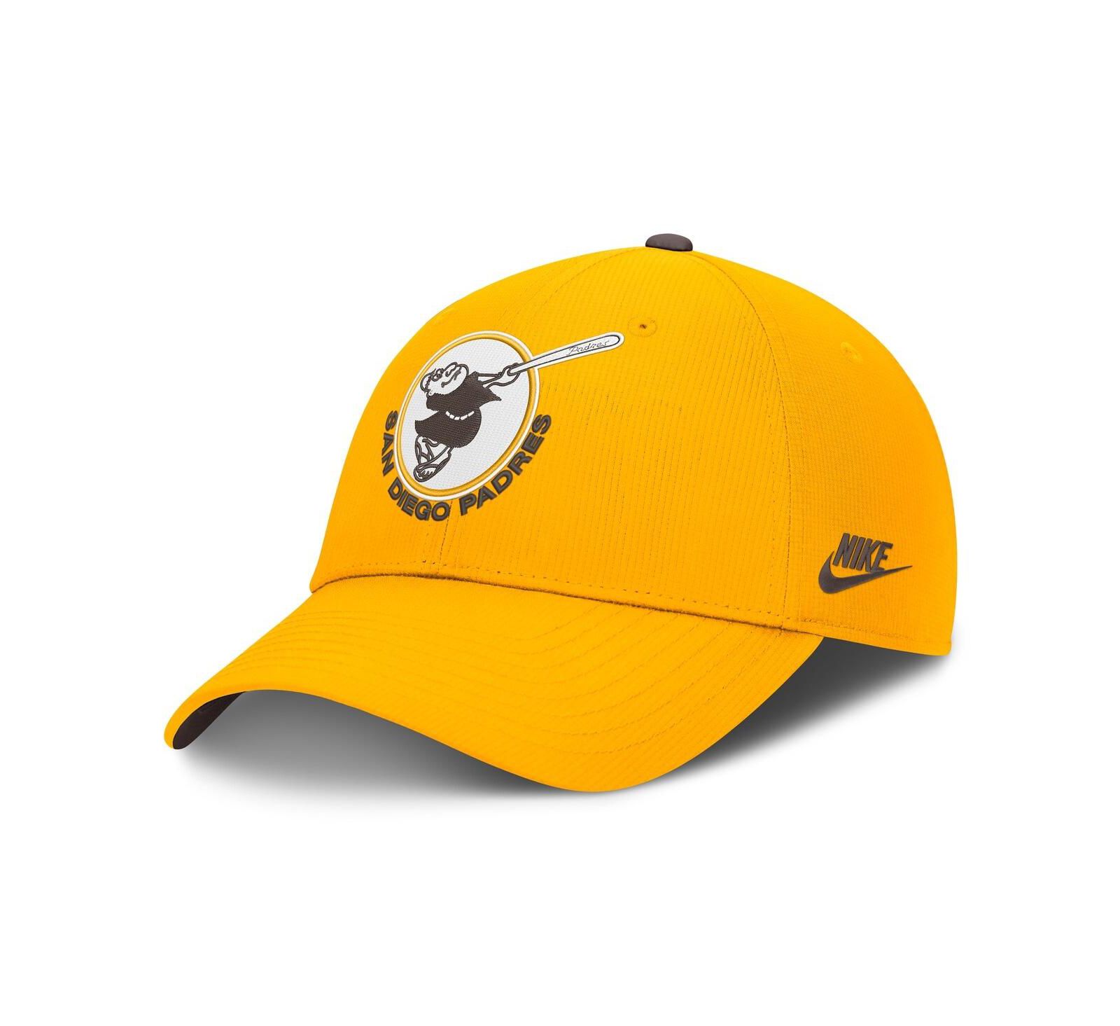 Nike Men's Gold San Diego Padres Cooperstown Club Dri-FIT Adjustable Hat