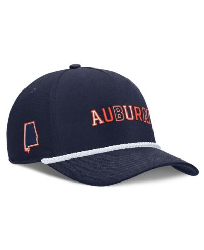 Кепка Nike Men's and Women's Navy Auburn Tigers 2026 Basketball Refresh 5-Panel Rope Rise