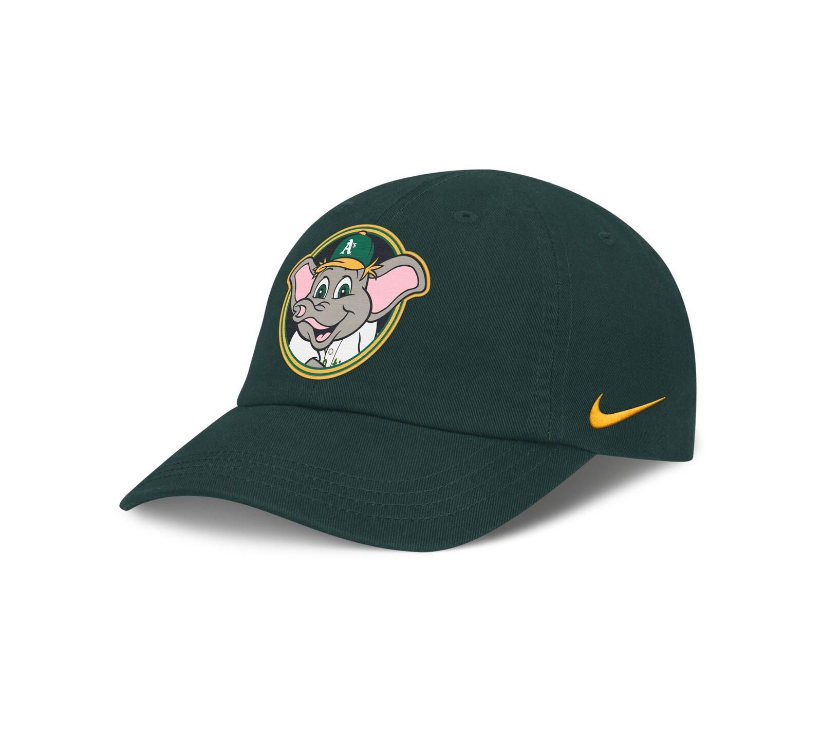 Кепка Nike Baby Boys and Girls Green Athletics Mascot Club Flex