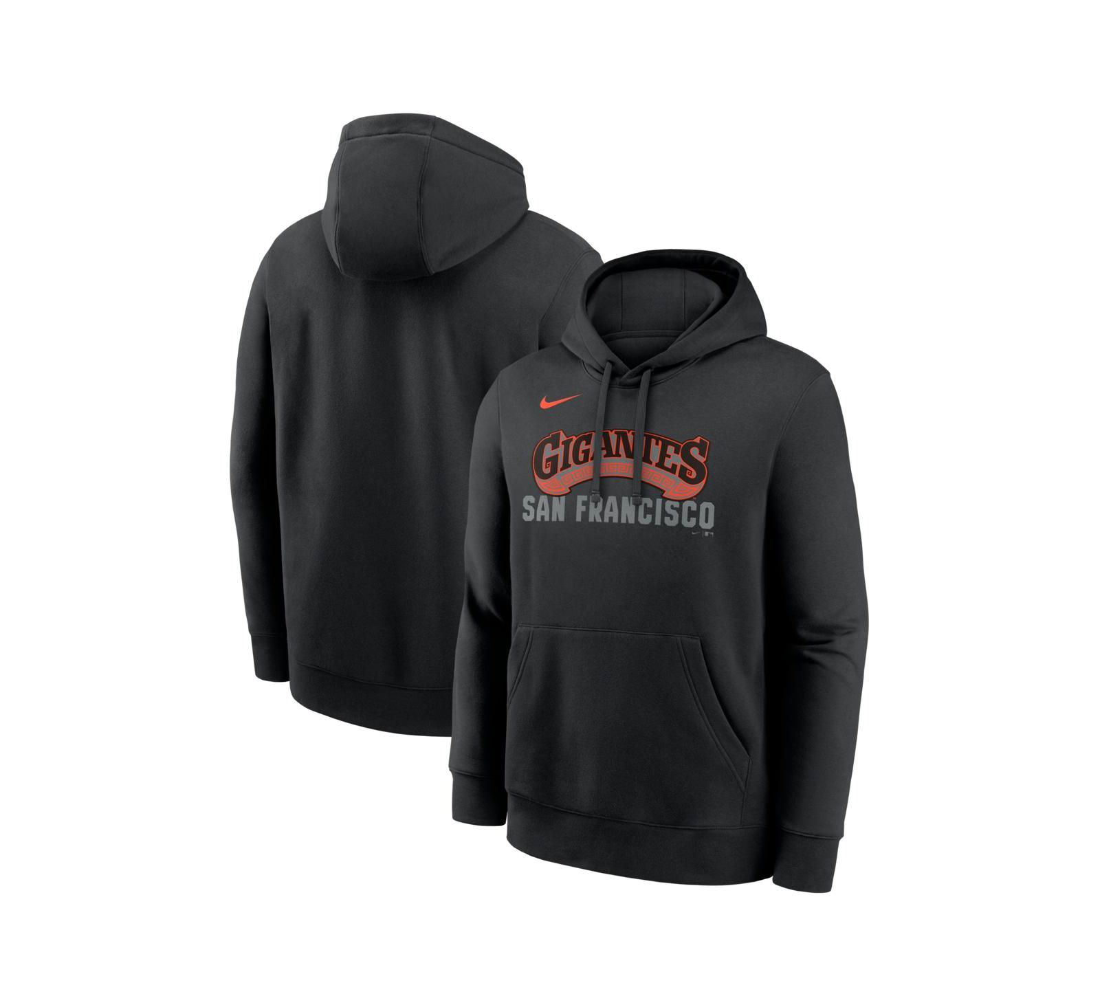 Мужское худи Nike San Francisco Giants Alternate Club Fleece, черное