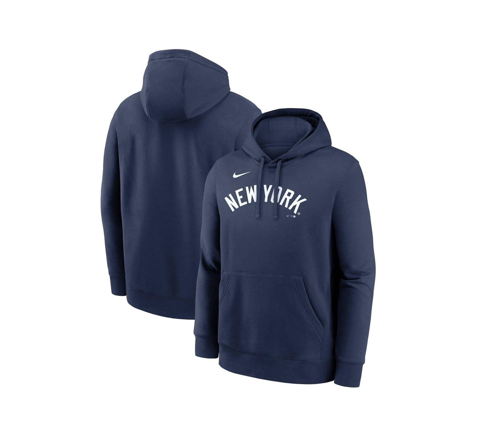 Мужское худи Nike New York Yankees Dri-Fit Club, темно-синее