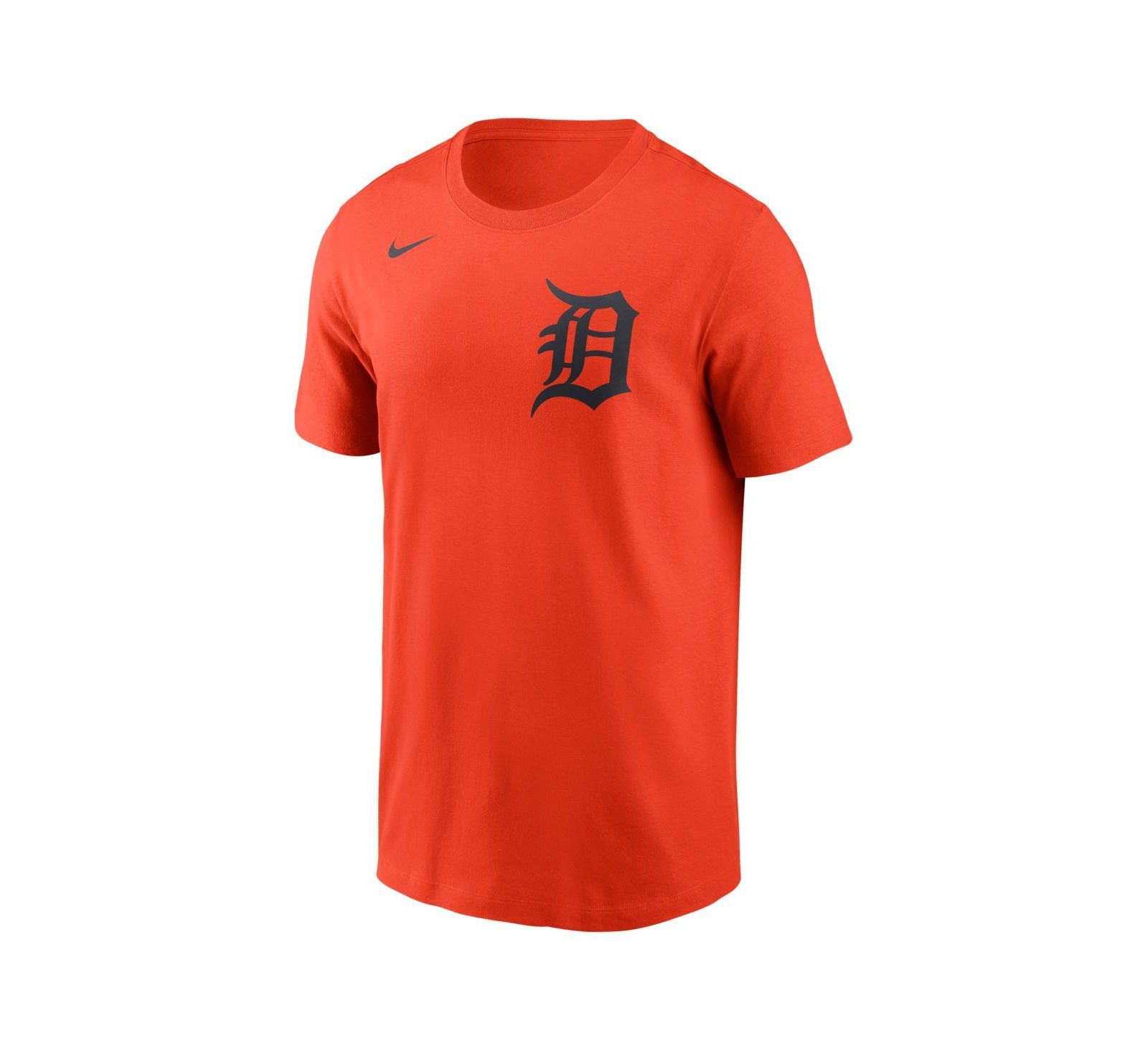 Nike Мужская футболка Detroit Tigers Wordmark Orange