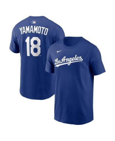 Nike Мужская футболка Yoshinobu Yamamoto Los Angeles Dodgers Royal