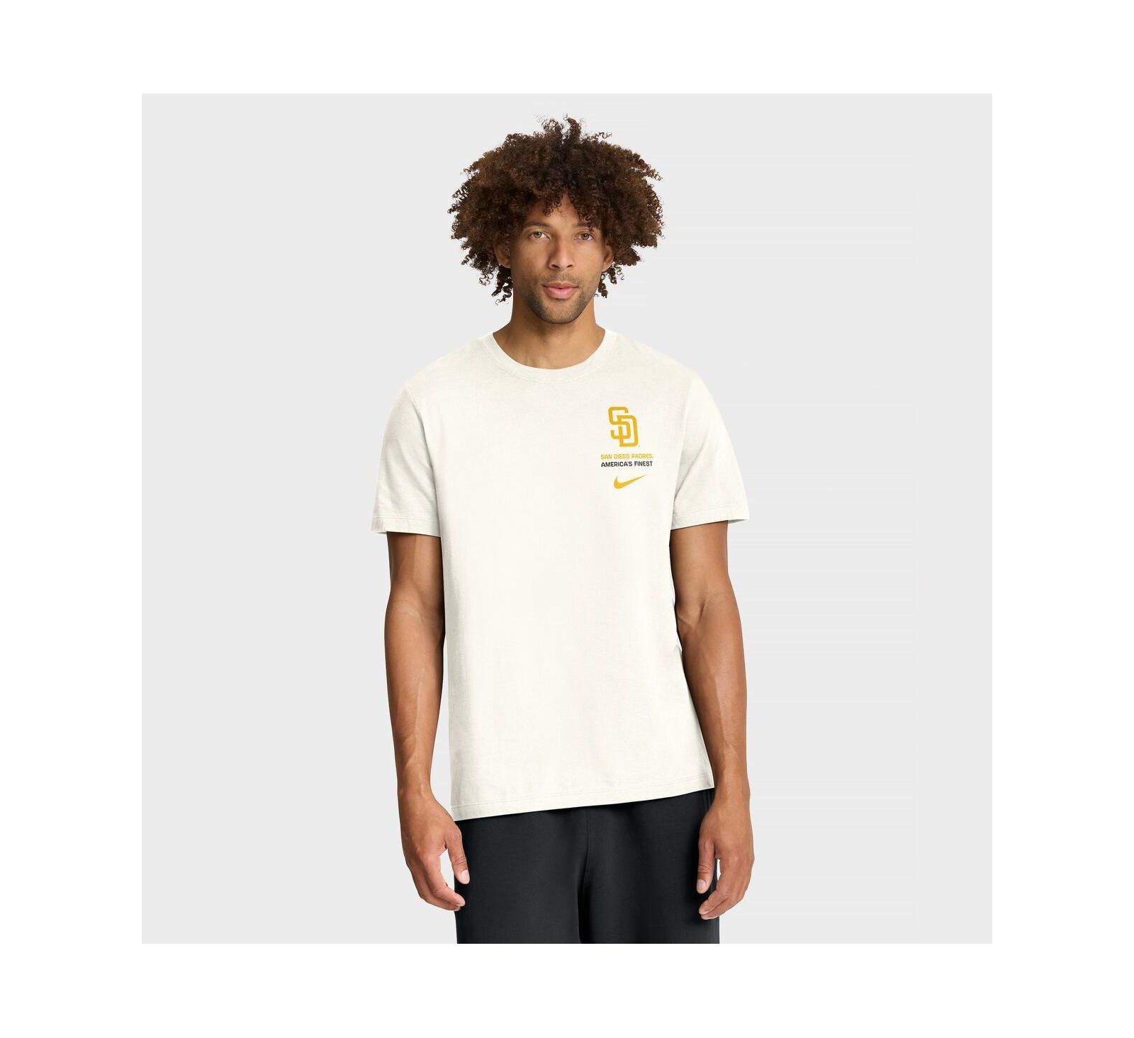 Nike Men's Cream San Diego Padres Primetime 2-Hit T-Shirt