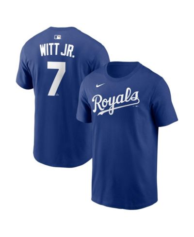 Nike мужская футболка Bobby Witt Jr. Royal Kansas City Royals Name & Number