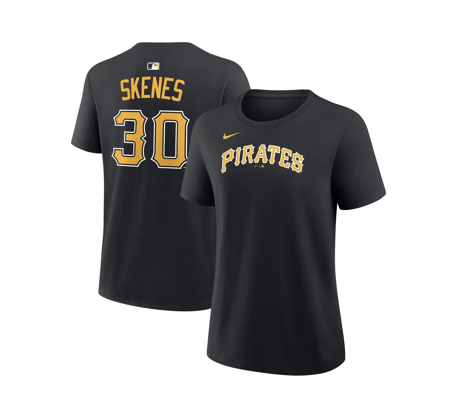 Nike Women's Paul Skenes Black Pittsburgh Pirates Name and Number T-Shirt