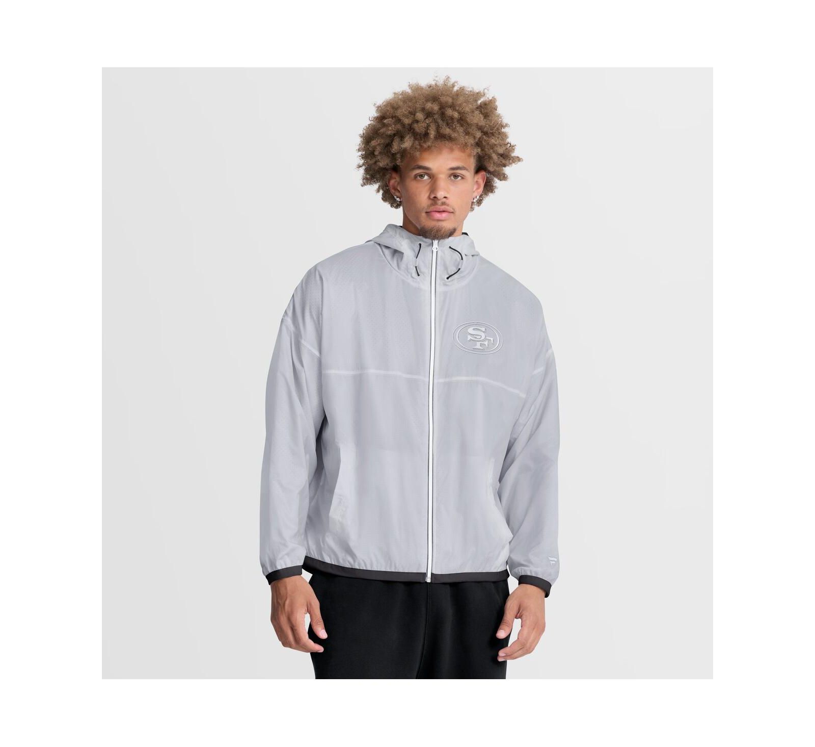 Fanatics Men's White San Francisco 49ers Type Play Down Full-Zip Jacket