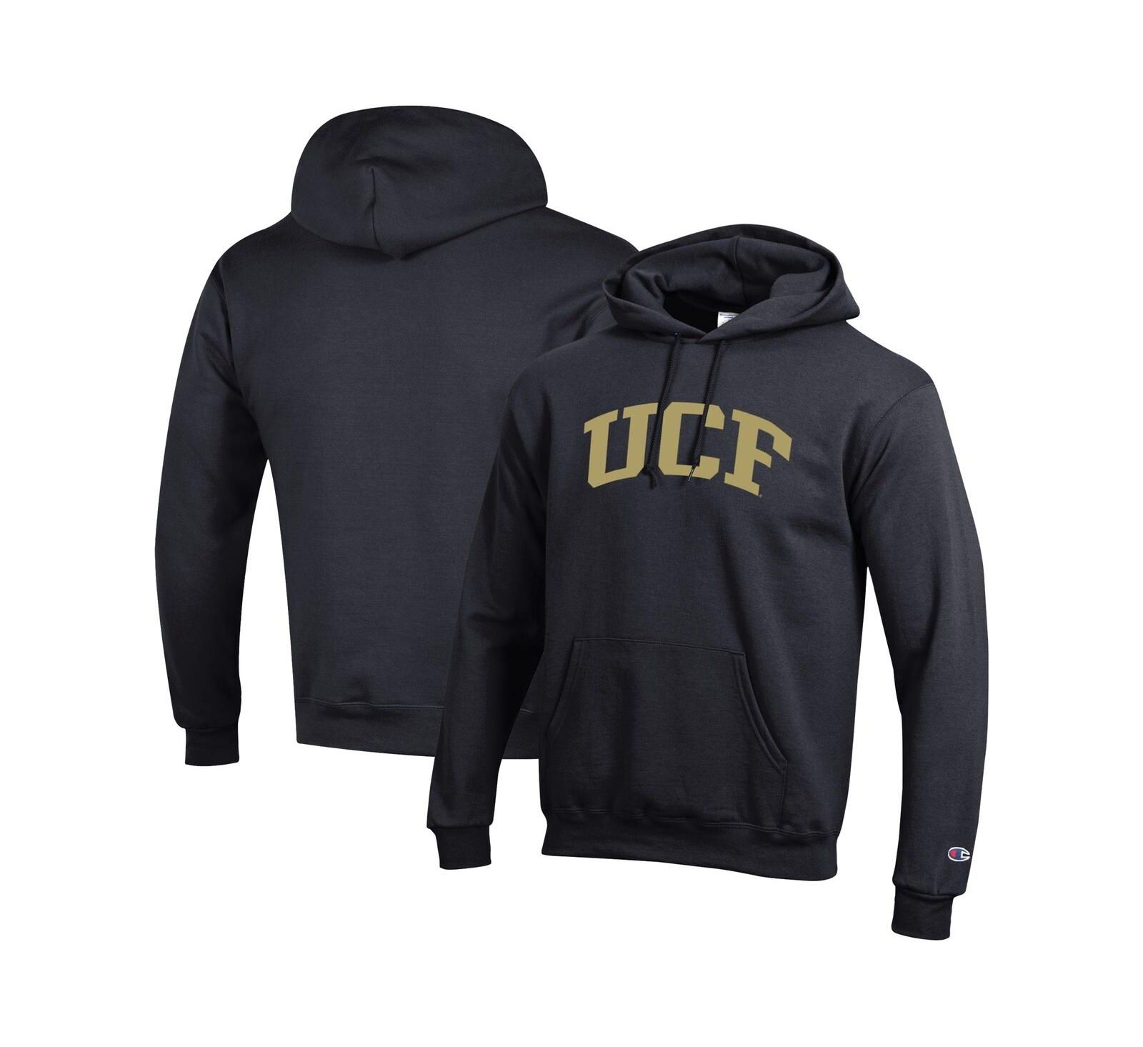 Champion Мужское черное худи UCF Knights Basic Arch Fleece Pullover