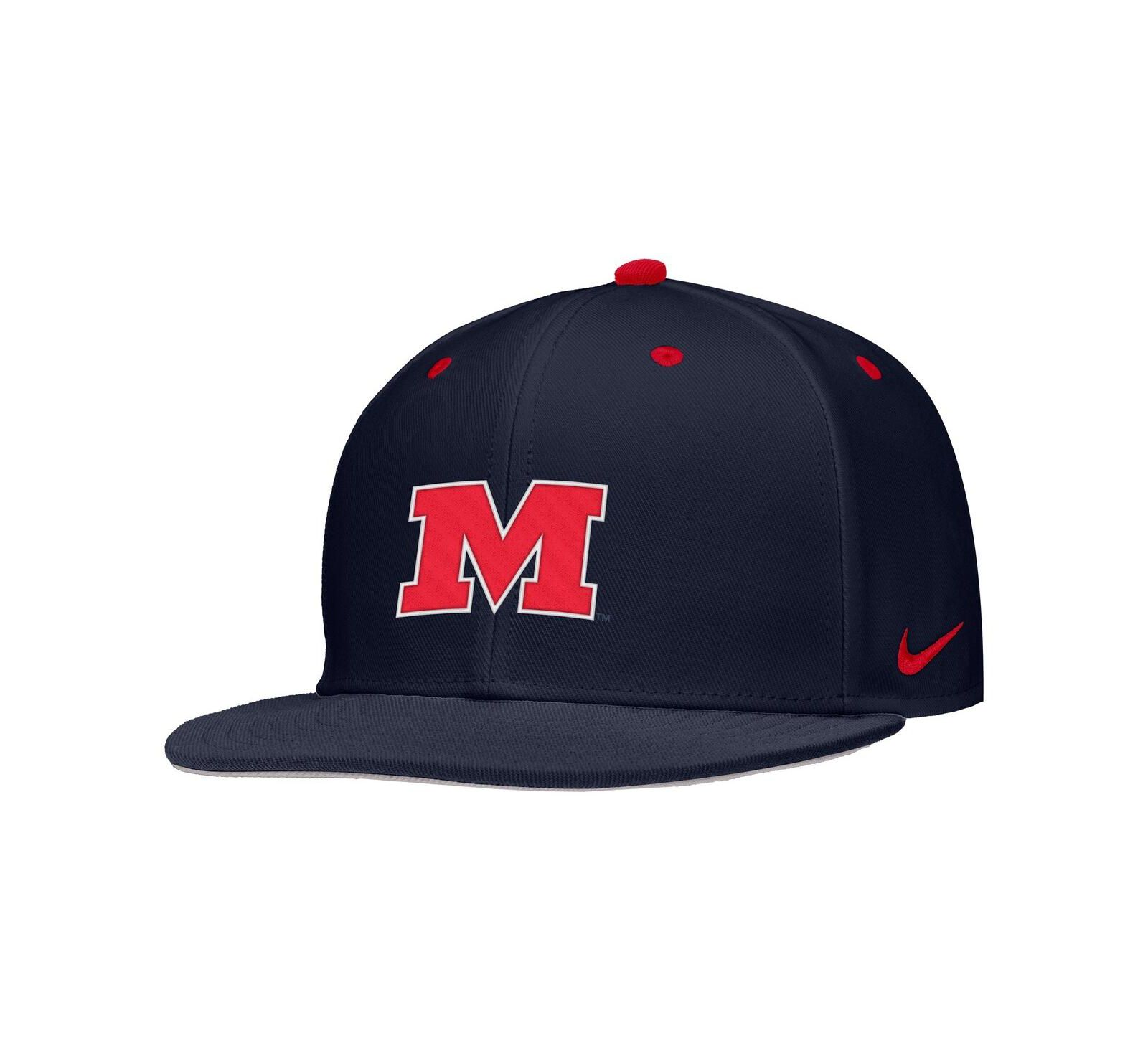 Мужская кепка Nike Ole Miss Rebels 2025 On-Field True Dri-FIT Navy