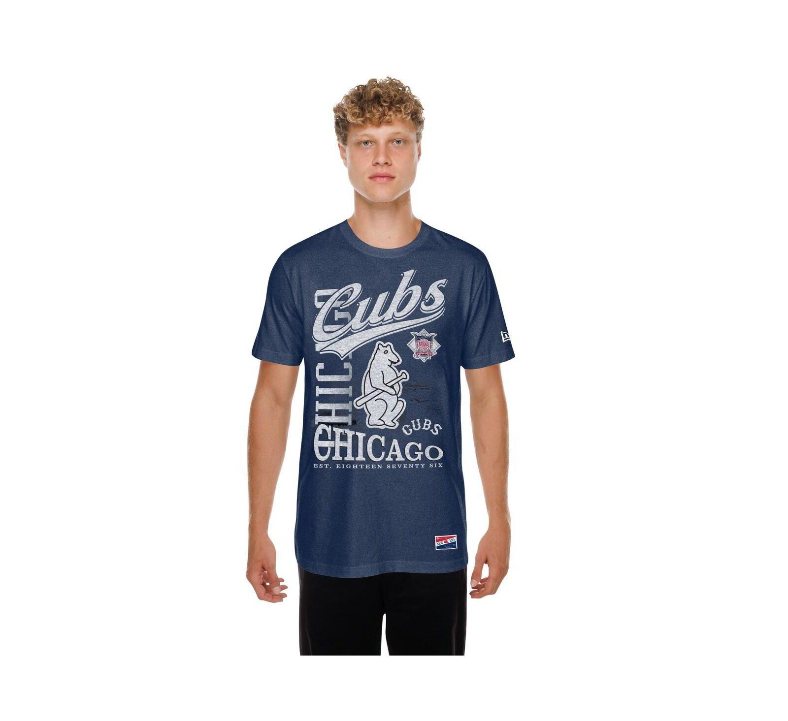 Мужская футболка New Era Chicago Cubs Oversized Throwback