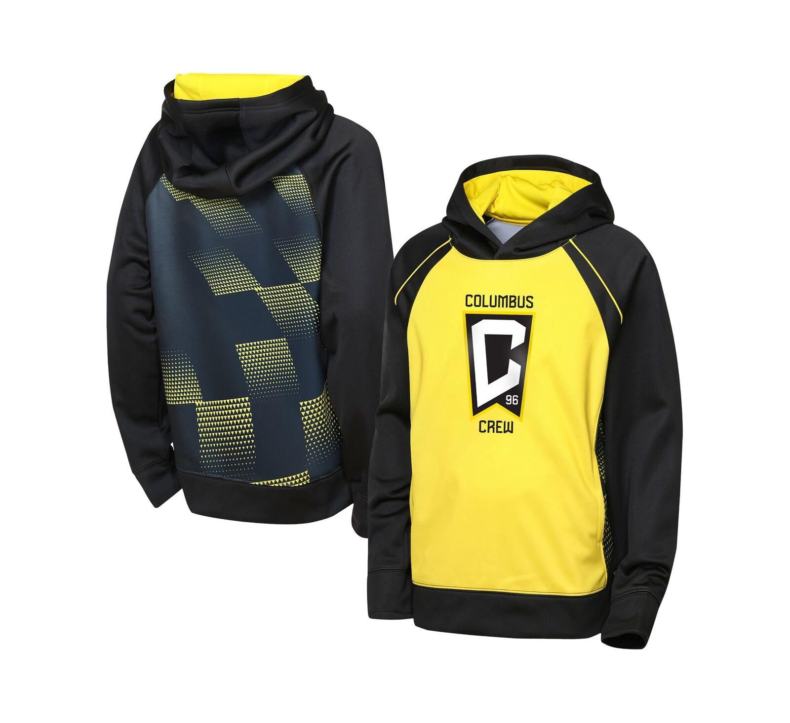 Худи Outerstuff Columbus Crew Striker Fleece Yellow/Black для детей и подростков