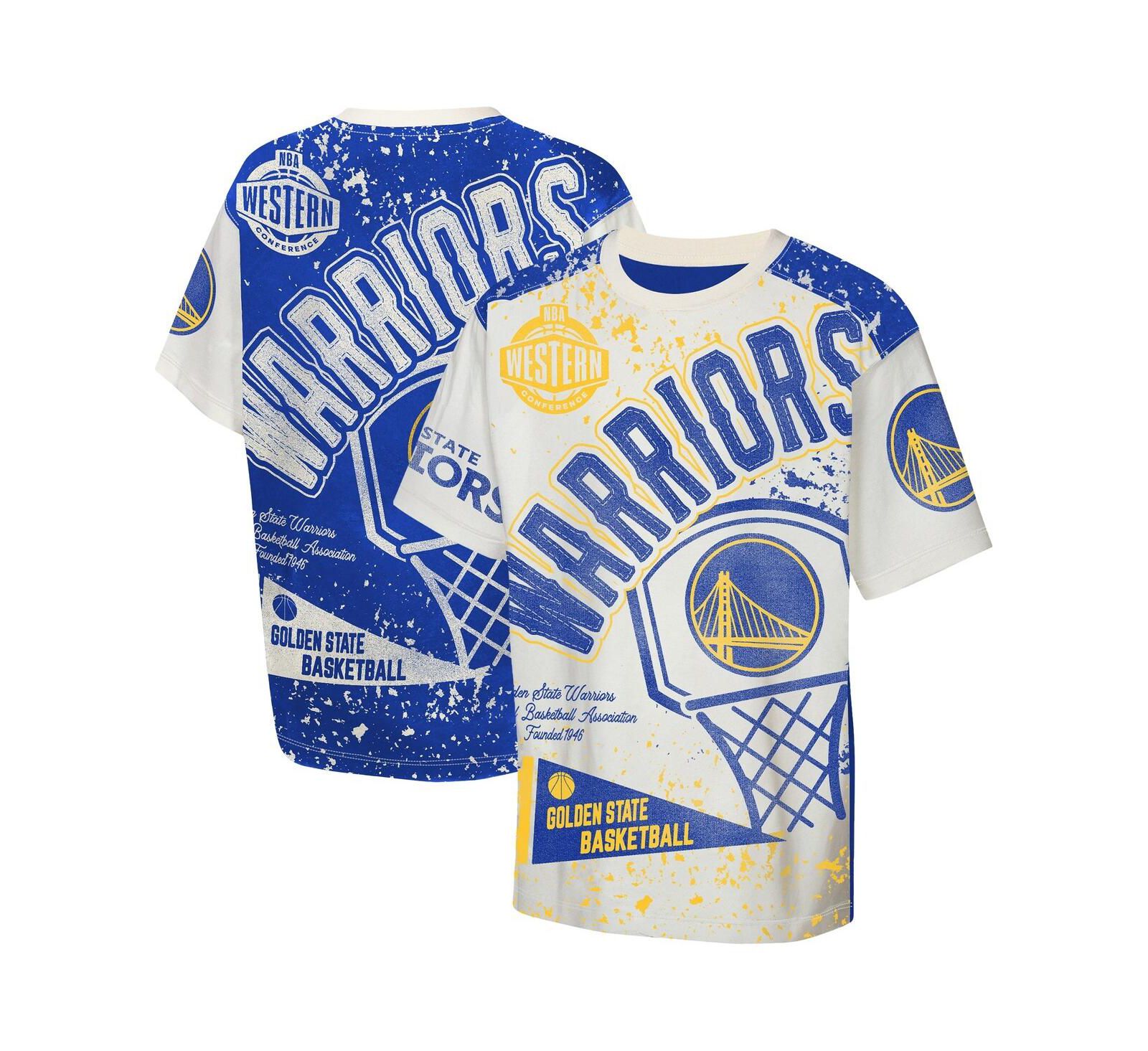 Детская футболка Outerstuff White Golden State Warriors Top Player All-Over-Print