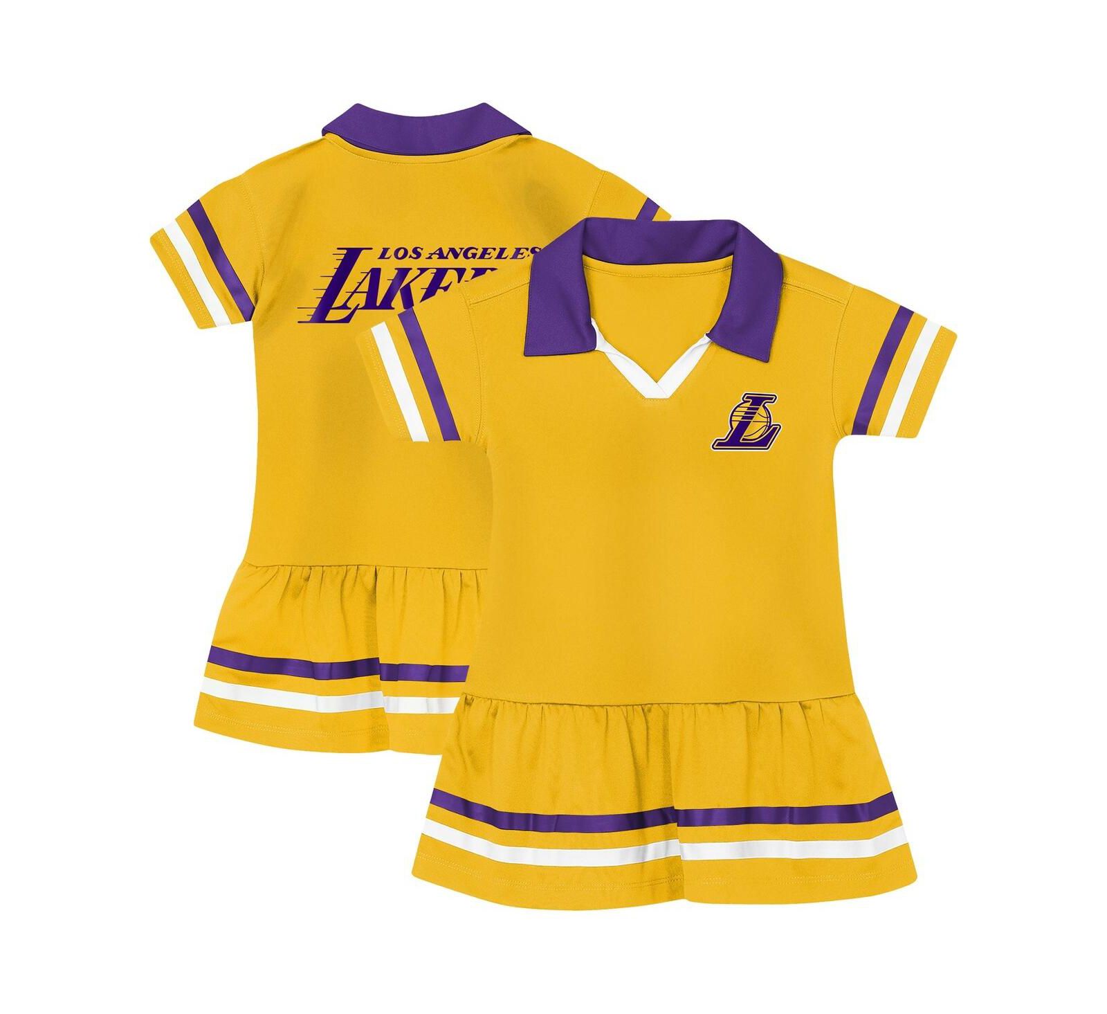 Детское платье Outerstuff Gold Los Angeles Lakers