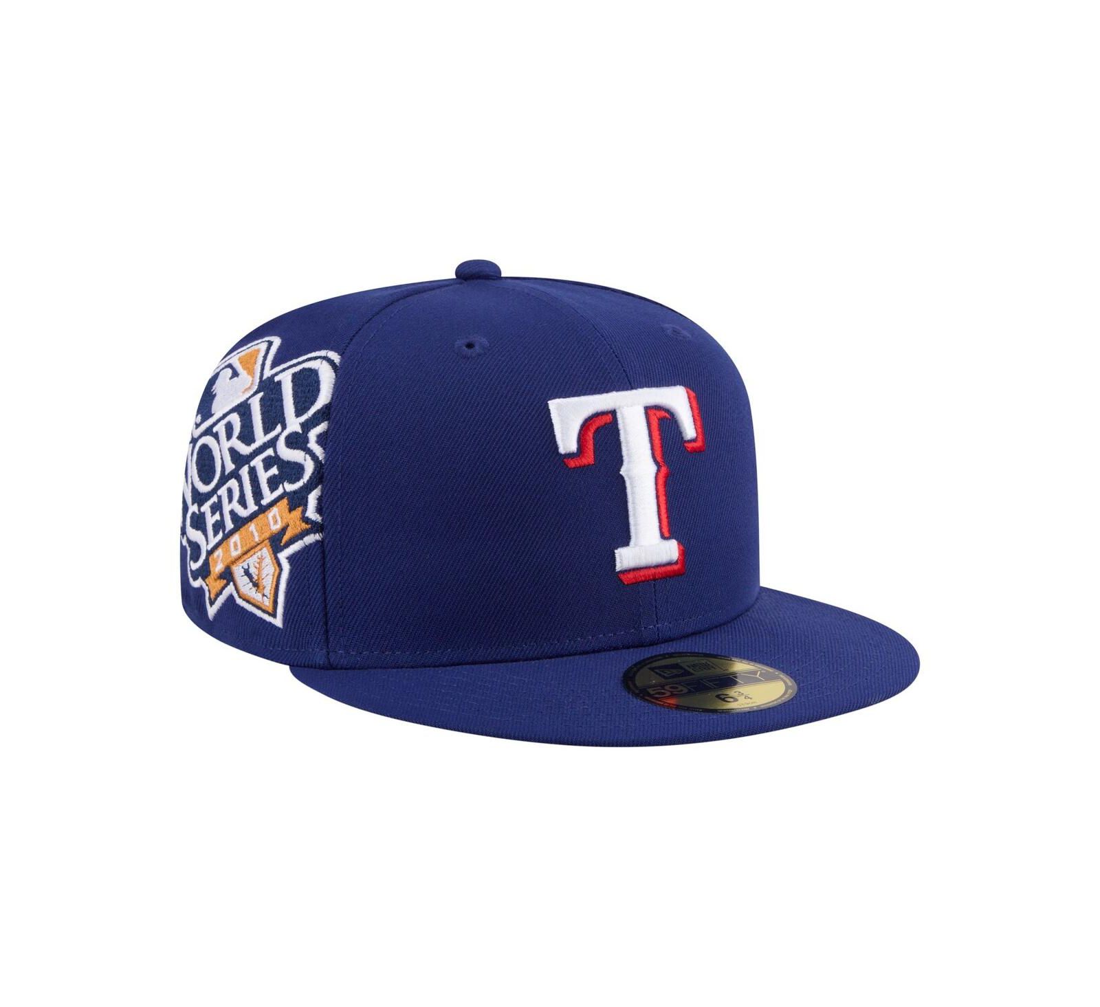 New Era Men's Royal Texas Rangers Hidden Hit 59FIFTY Fitted Hat