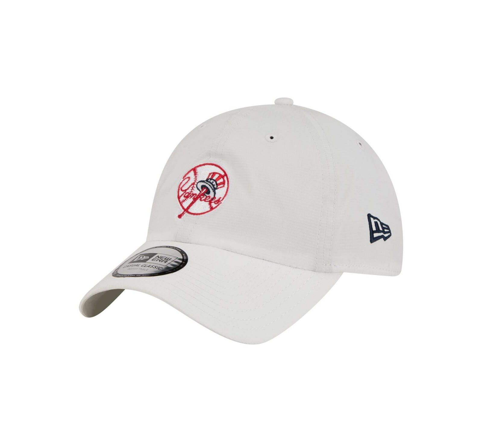 Мужская кепка New Era White New York Yankees Ripstop Casual Classic Adjustable Hat
