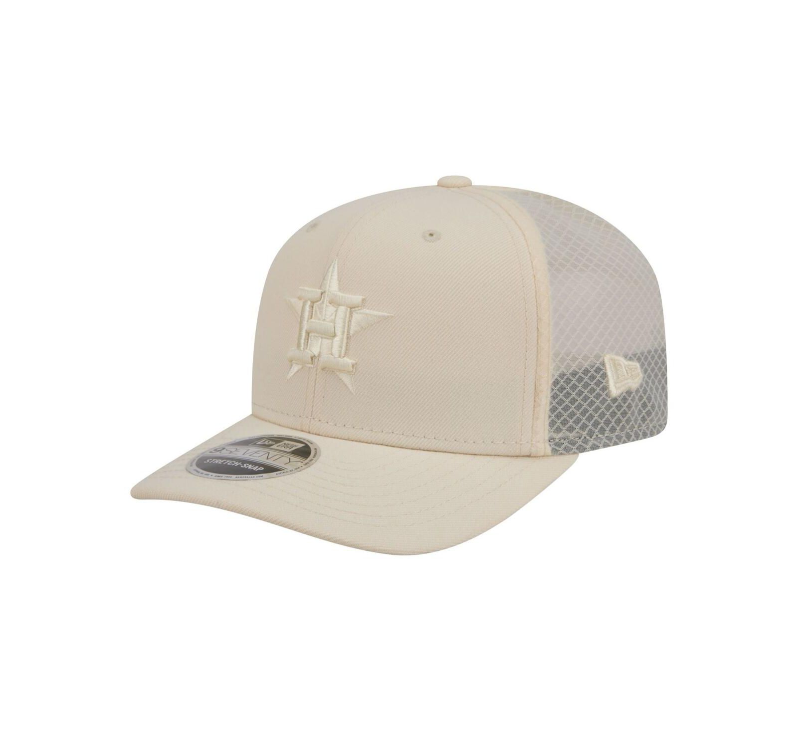 New Era Мужская кепка тракер Houston Astros Color Pack 9SEVENTY светло-бежевая