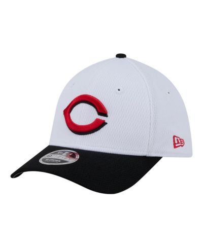 Детская бейсболка New Era White Cincinnati Reds 39THIRTY M-Crown Adjustable