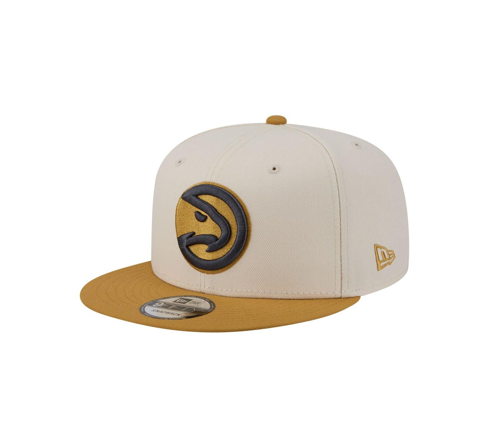 Мужская кепка New Era 9FIFTY Snapback Atlanta Hawks Two-Tone Color Pack, кремовый/бежевый