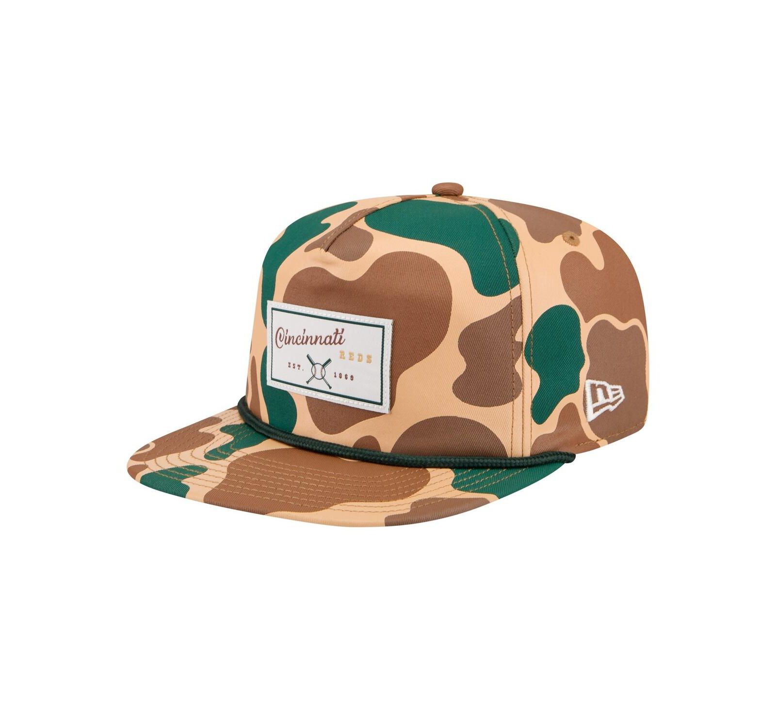 New Era Men's Duck Camo Cincinnati Reds 19TWENTY Adjustable Hat