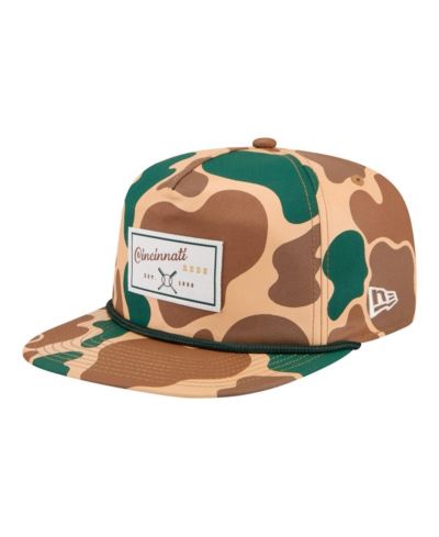 Мужская бейсболка New Era Camo Cincinnati Reds Duck 19TWENTY Adjustable