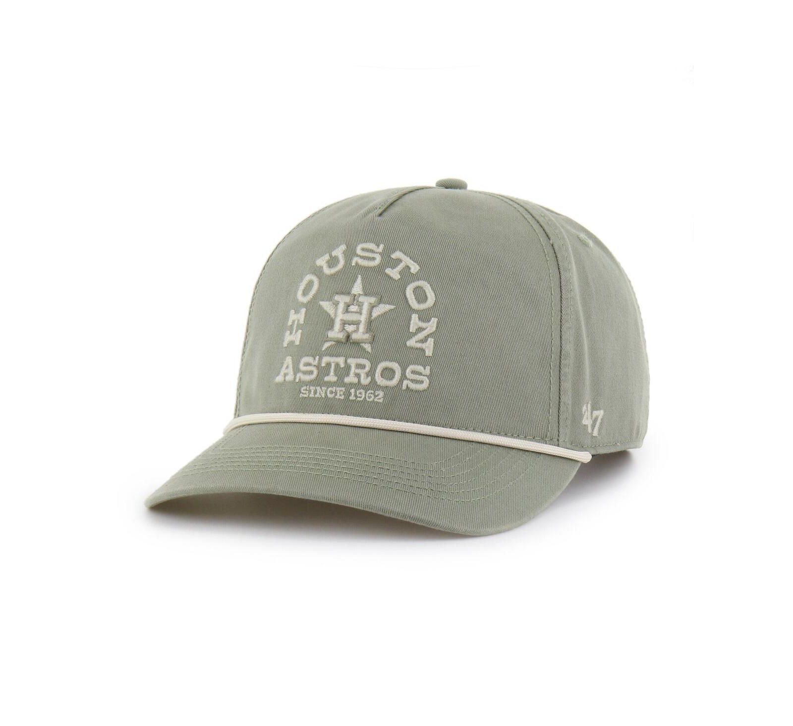 Мужская кепка '47 Brand Olive Houston Astros Canyon Ranchero Hitch Adjustable