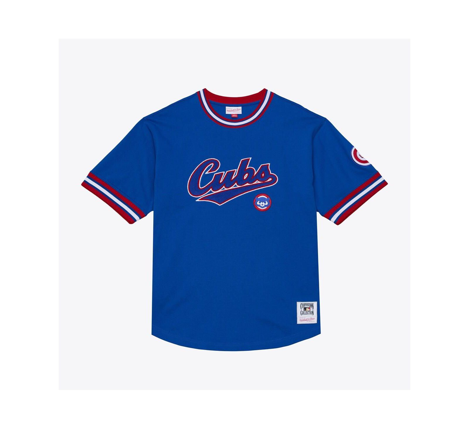 Mitchell & Ness Мужская футболка-рингер Chicago Cubs Wild Pitch Royal