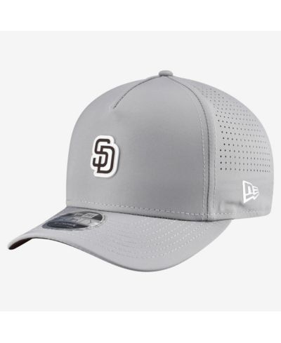 Мужская кепка New Era Gray San Diego Padres Micro Logo 9FORTY M-Crown A-Frame Adjustable