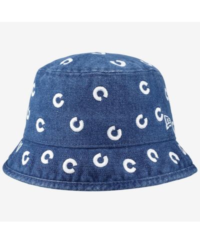 Женская джинсовая панама New Era Chicago Cubs Micro Bucket Hat