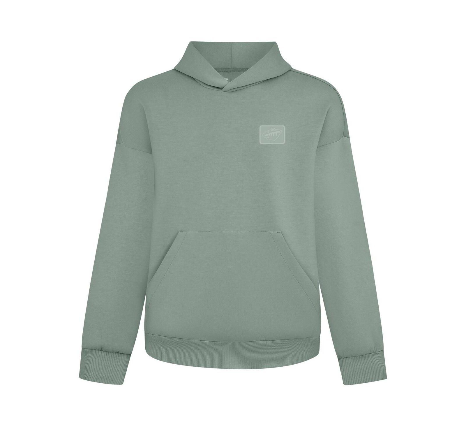 Худи LevelWear Men's and Women's Green Minnesota Wild Tri-Blend Luxe Signature