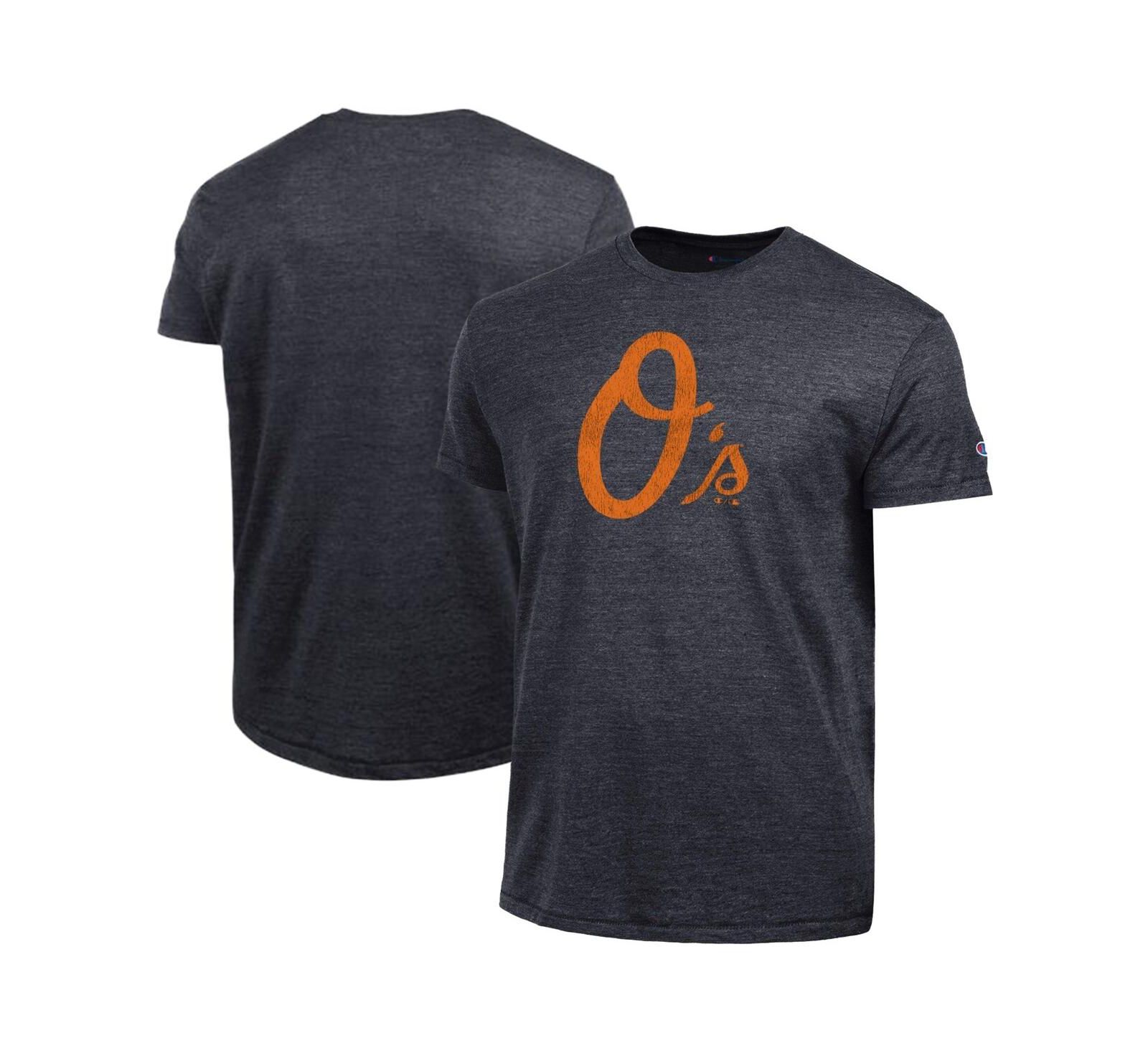 Мужская футболка Champion Baltimore Orioles Tri-Blend Black