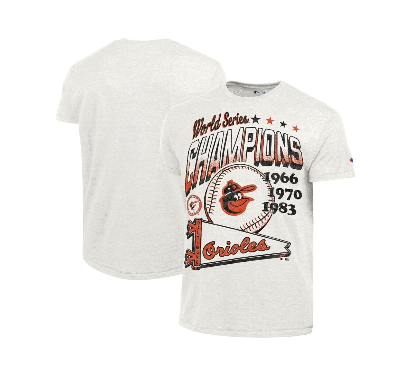 Champion Men's White Baltimore Orioles Winning Tradition Cooperstown Tri-Blend T-Shirt