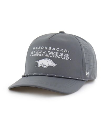 '47 Brand Мужская регулируемая кепка Arkansas Razorbacks Forward Vent Hitch Rope, серая